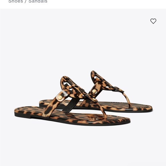 Tory Burch Shoes - Tory Burch Miller Leopard Print Sandals